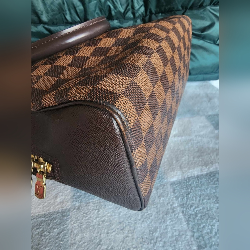 Louis Vuitton Brown Checkered Satchel - Picture 4 of 12